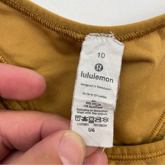 Lululemon Women's Ebb to Train Bra Spiced Bronze Size 10 - Picture 4 of 6